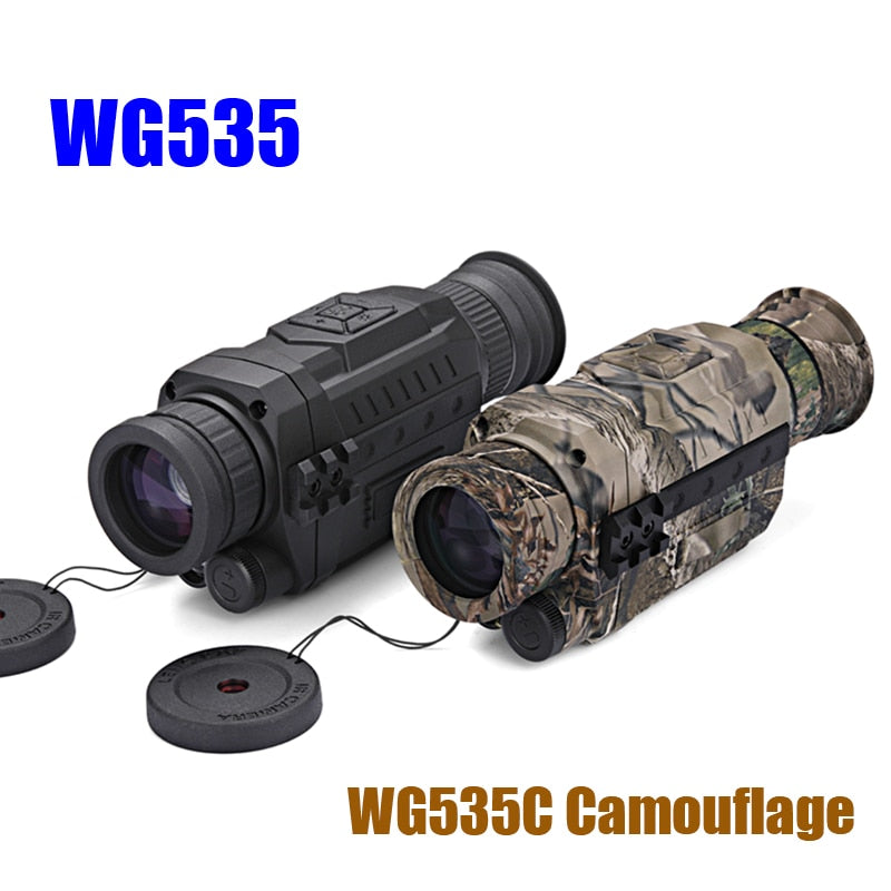 WG540 Infrared Digital Night Vision Monoculars with 8G TF card full dark 5X40 200M range Hunting Monocular Night Vision Device