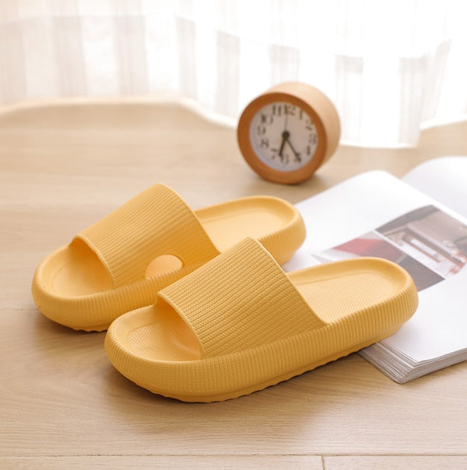 Thick Platform Bathroom Home Slippers Women Fashion Soft Sole EVA Indoor Slides Woman Sandals 2022 Summer Non-slip Flip Flops